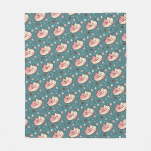 COUVERTURE POLAIRE GRUMPY CAT PIXEL ART MOTIF DESIGN BABY BLANKET
