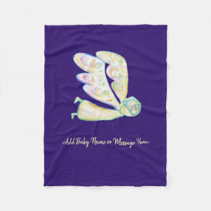 Couverture Polaire Guardian Angel Art Personnalisé Soft Fleece Blanke
