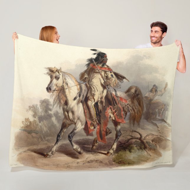 COUVERTURE POLAIRE GUERRIER AMÉRICAIN (En situation)