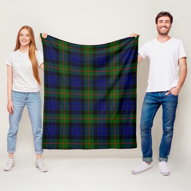 Couverture Polaire Gunn Modern Plaid (En situation)