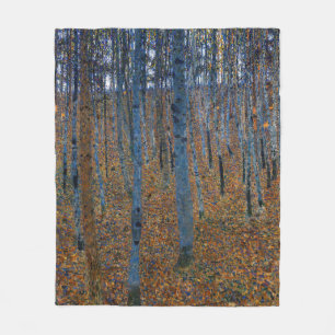 Couverture Polaire Gustav Klimt - Beech Grove I
