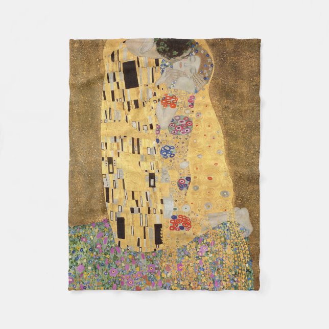 Couverture Polaire Gustav Klimt | The Kiss, 1907-08 (Devant)