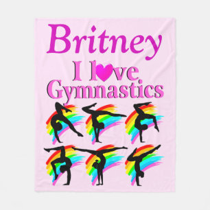 COUVERTURE POLAIRE GYMNAST FLEECE BLANKET PERSONNALISÉ