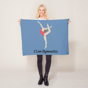 Couverture Polaire Gymnaste féminine