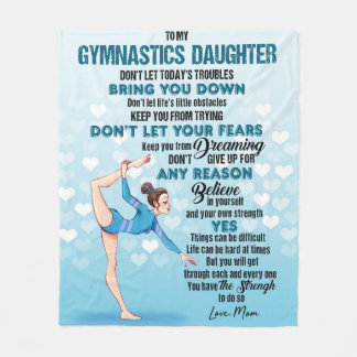 COUVERTURE POLAIRE GYMNASTICS QUILT - NE LAISSEZ PAS LES PROBLÈMES D'