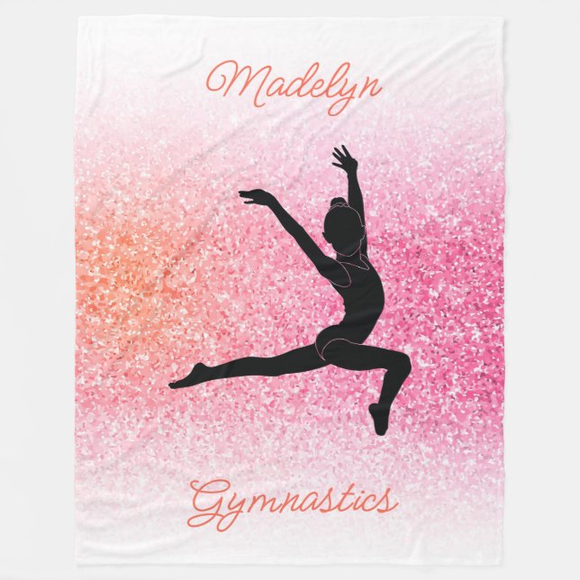 Couverture Polaire Gymnastique Douce, Confortable, Personnalisée Tang (Devant)