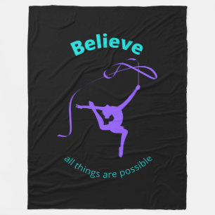 Couverture Polaire Gymnastique rythmique Croit Que Tout Est Possible