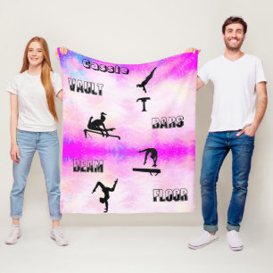 Couverture polaire Gymnastique Saut, Barres, Poutr