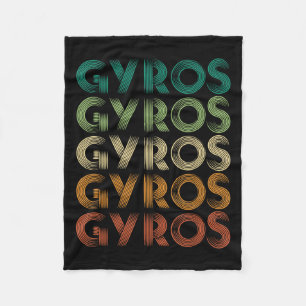 Couverture Polaire Gyros Grèce pied grec Malaka