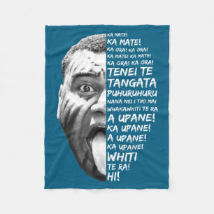 Couverture Polaire Haka Nouvelle-Zélande Maori Nouvelle-Zélande Fans