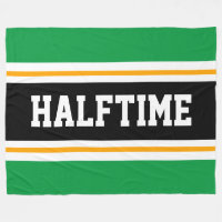 HALFTIME Vert clair noir blanc rayures de course