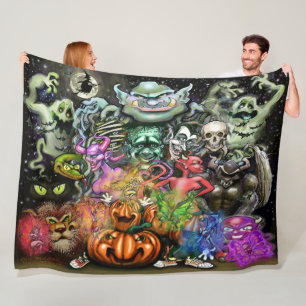 Couverture Polaire Halloween