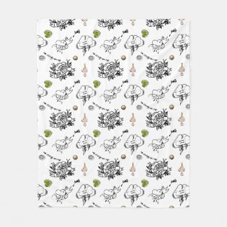 Couverture Polaire Halloween gothique de Bad et Boo-jee