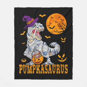Couverture Polaire Halloween Monster Truck Mummy Dinosaur Citrouille 