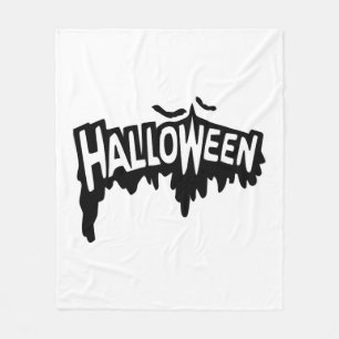 Couverture Polaire Halloween noir
