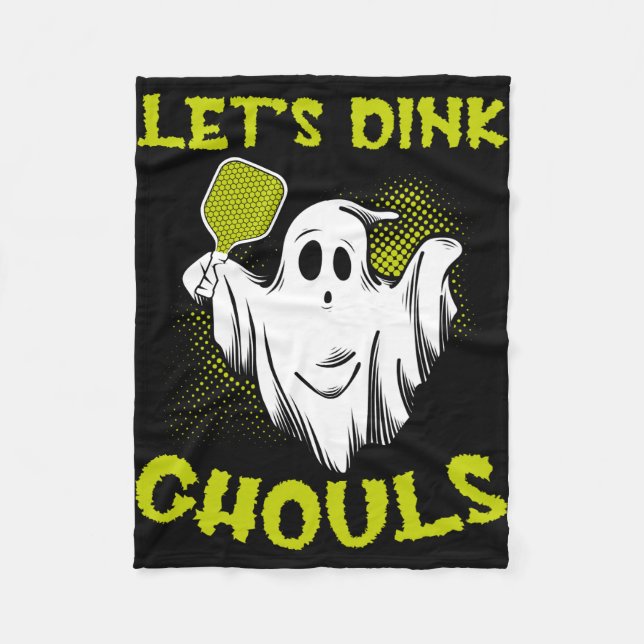 Couverture Polaire Halloween Pickleball Costume Pickleball Lover Tri (Devant)