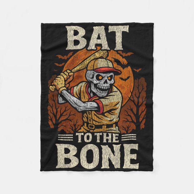 Couverture Polaire Halloween T Vendre Costume - Vendre Halloween Skel (Devant)