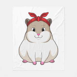Couverture Polaire Hamster avec Bandana