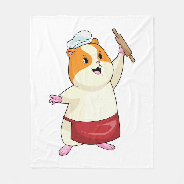 Couverture Polaire Hamster comme boulon avec broche à rouleaux (Devant)