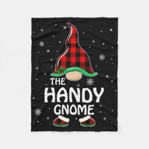 Couverture Polaire Handicap Buffalo Plaid Matching Family Christma