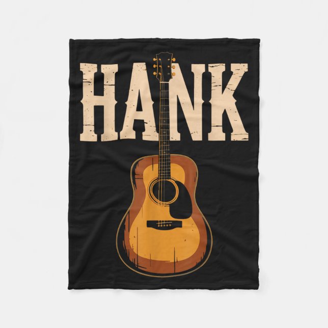 Couverture Polaire Hank Folk Style Line Dancing Western Country Music (Devant)