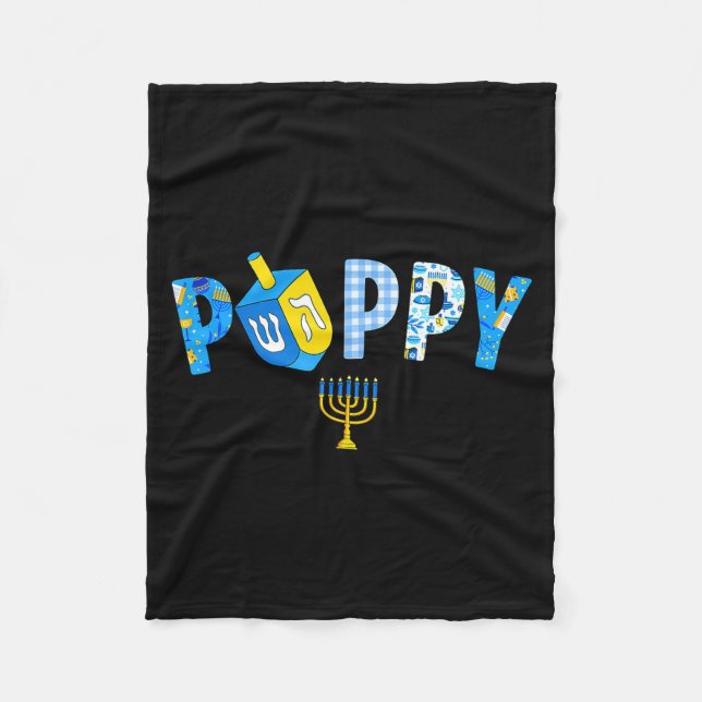 Couverture Polaire Hanukkah Dreidel Matching Family Party Pajama Ppy  (Devant)
