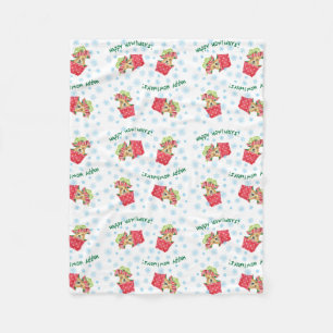 Couverture Polaire Happy Howlidays Frenchie