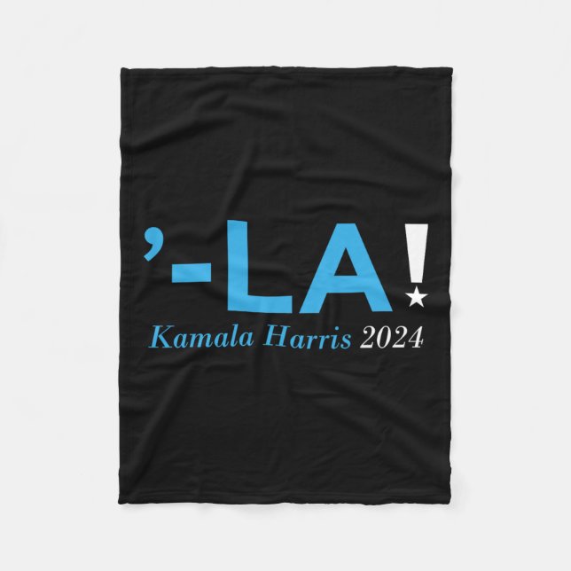 Couverture Polaire Harris 24 Comma La Kamala Walz 2024 Président Kama (Devant)