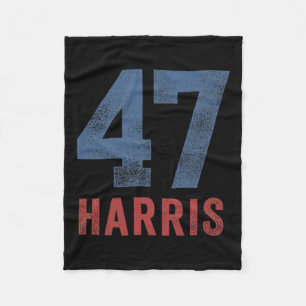 Couverture Polaire Harris 47 Première Femme Présidente Pour Filles Et