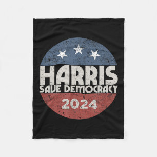 Couverture Polaire Harris- Harris 2024 Us Flag Democratic President 1