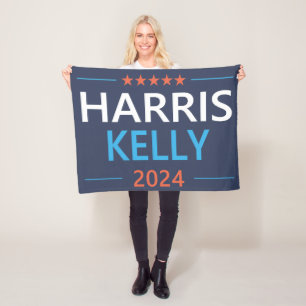 Couverture Polaire Harris Kelly 2024 Kamala Harris Démocrate