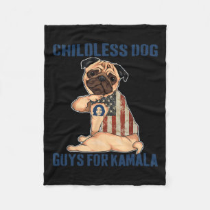 Couverture Polaire Harris Tatouage Chien sans Enfants Mesdames Messie