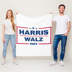 Couverture Polaire Harris Walz 2024 Kamala Harris Tim Walz Election