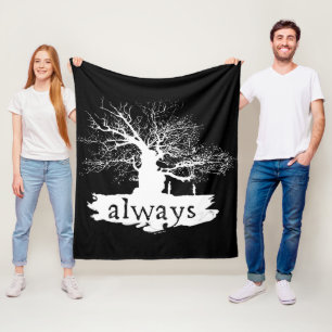 Couverture Polaire Harry Potter   Always Quote Silhouette