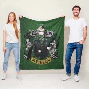 Couverture Polaire HARRY POTTER™   Blason de la maison de Draco Malfo