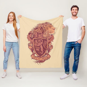 Couverture Polaire Harry Potter Blason du Lion Gryffindor