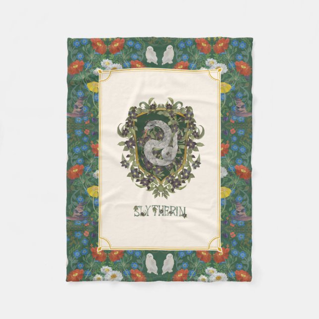 Couverture Polaire HARRY POTTER™ | SLYTHERIN™ Crest (Devant)