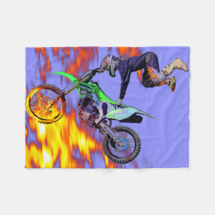 Couverture Polaire Haut Volant Freestyle Motocross Rider
