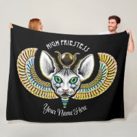 Haute Prêtre égyptienne Magie noire Sphynx Chat Re