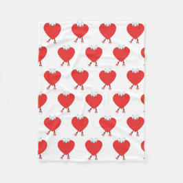 Couverture Polaire Heart Shape