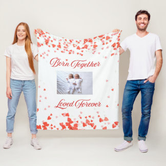 Couverture Polaire Heart Theme Twin 