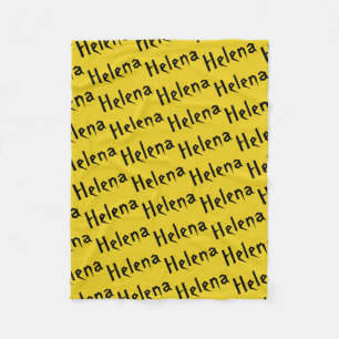 Couverture Polaire Helena, caractère noir d'orphelin, nom de motif d