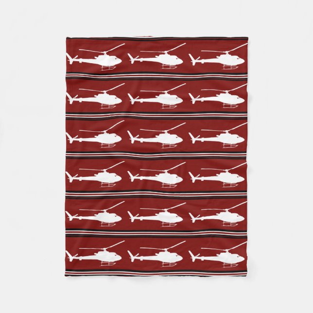 Couverture Polaire Hélicoptère militaire (Devant)