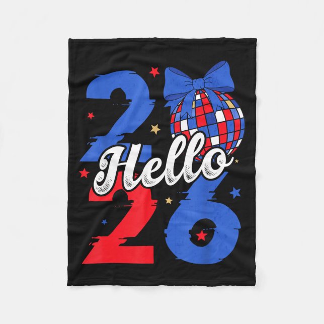 Couverture Polaire Hello 2026 Happy New Year 2026 New Year's Eve Part (Devant)