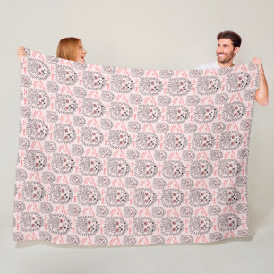 Couverture Polaire Hérisson drôle Et Motif De Texte Positif