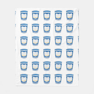 Couverture Polaire Heureux de vous servir NYC Greek Deli Blue Coffee