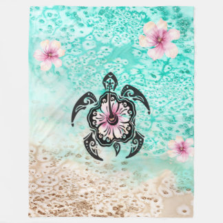 Couverture Polaire Hibiscus Turtle