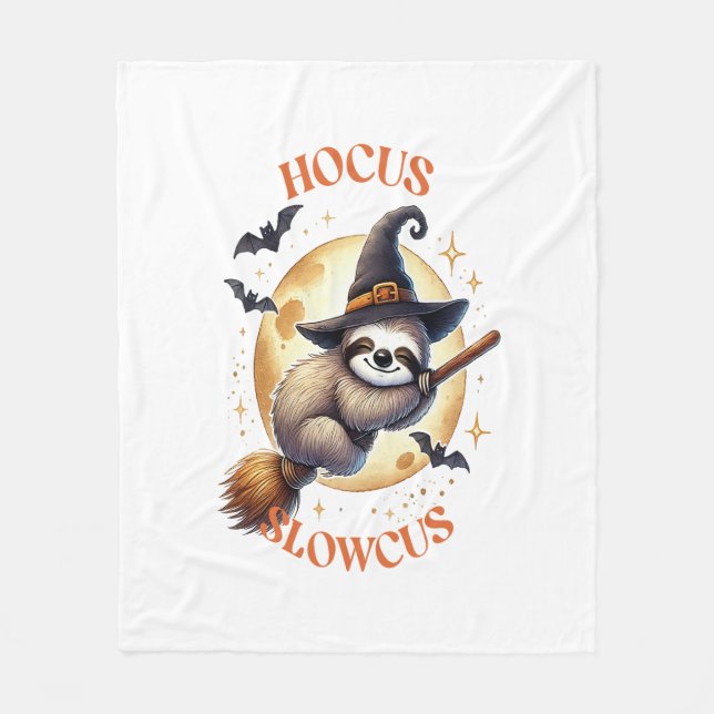 Couverture Polaire Hocus Slowcus Witch Sloth (Devant)