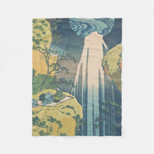 Couverture Polaire Hokusai Amida Cascade Japon (Devant)