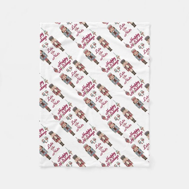 Couverture Polaire Holiday Nutcracker (Devant)